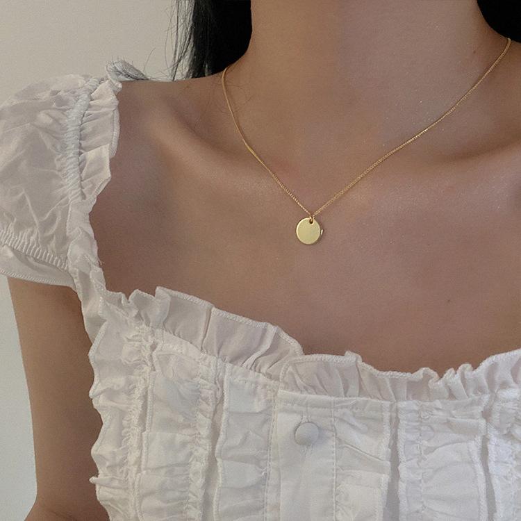 

Freshwater pearl series necklace French retro versatile elegant personalized neck chain collarbone chain