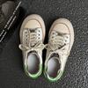 thick-soled casual board shoes for women, polished and old, niche design sense, color matching shoes, trendy shoes for women