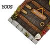 Micro Landscape Fairy Sets 1 Set Door Windows And Lamp, Garden Accessories, Miniature Decor Glow In The Dark Gnome House for Yard Tree Decoration
