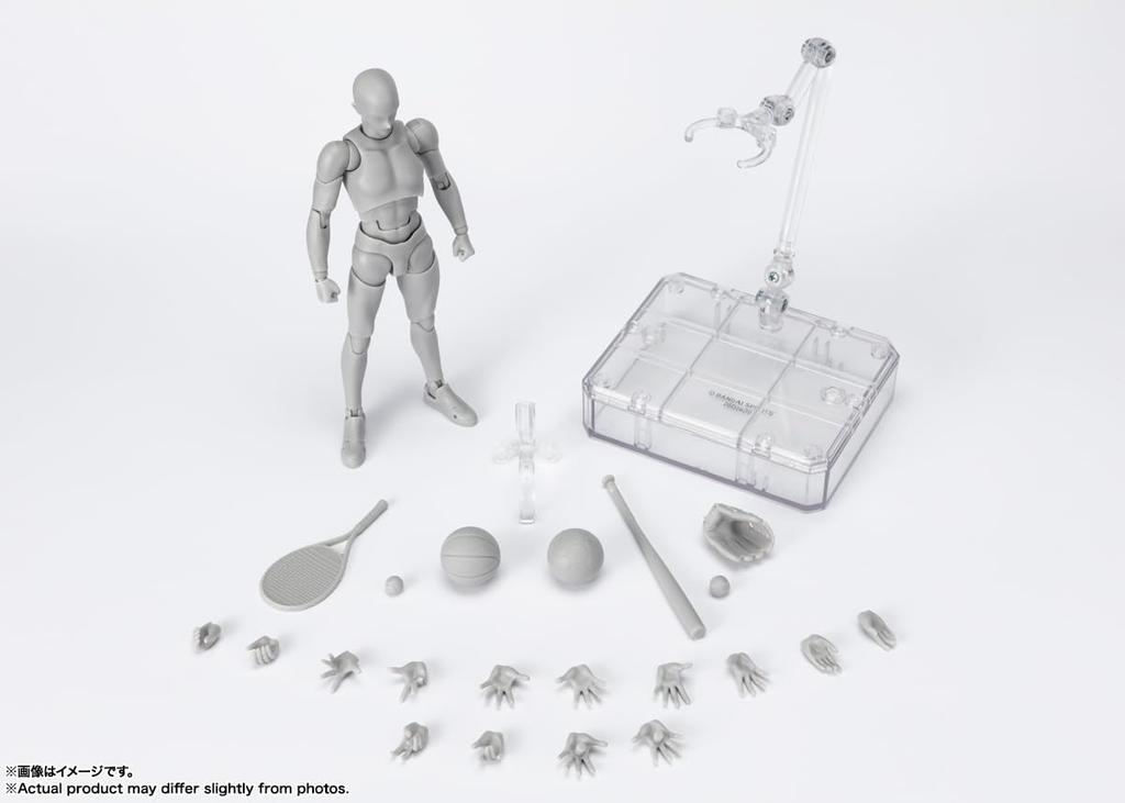 TAMASHII NATIONS Ediția DX SET Color 150mm figurină mobilă pictată BAS64933 SHFiguarts Body-kun -Sports- (Grey Ver.) Aproximativ. PVC&ABS