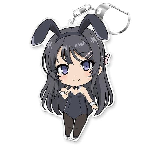 Azu Maker "Rascal Does Not Dream of Bunny Girl Senpai" Puni Colle! Keychain Mai Sakurajima