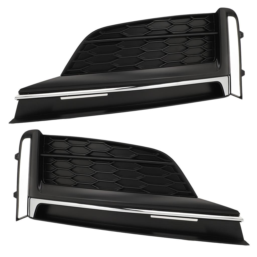 Front Bumper Fog Light Cover Grille Trim 8W6807681F Side Outer Bezel Grill Cover for S5 A5 2018 To 2
