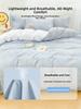  Person Disposable Bed Linens Four-Piece Set Hotel Travel Dirt Resistant Tee-Piece Set One-Time Use Quilt Cover Pillowcase