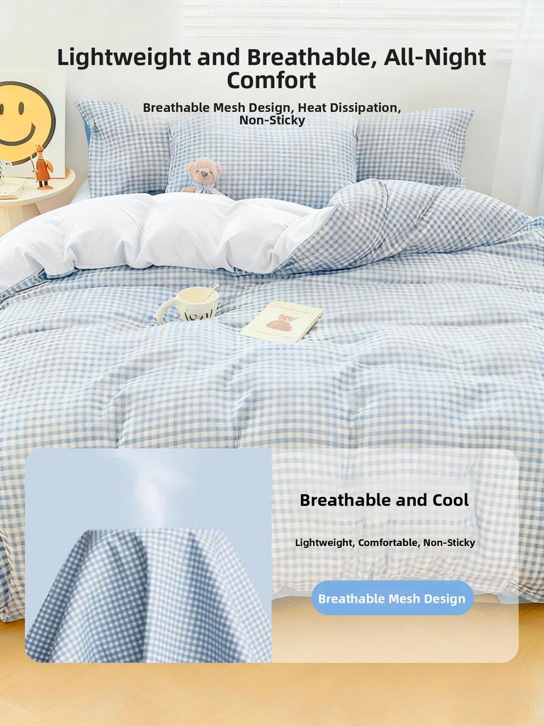 Person Disposable Bed Linens Four-Piece Set Hotel Travel Dirt Resistant Tee-Piece Set One-Time Use Quilt Cover Pillowcase