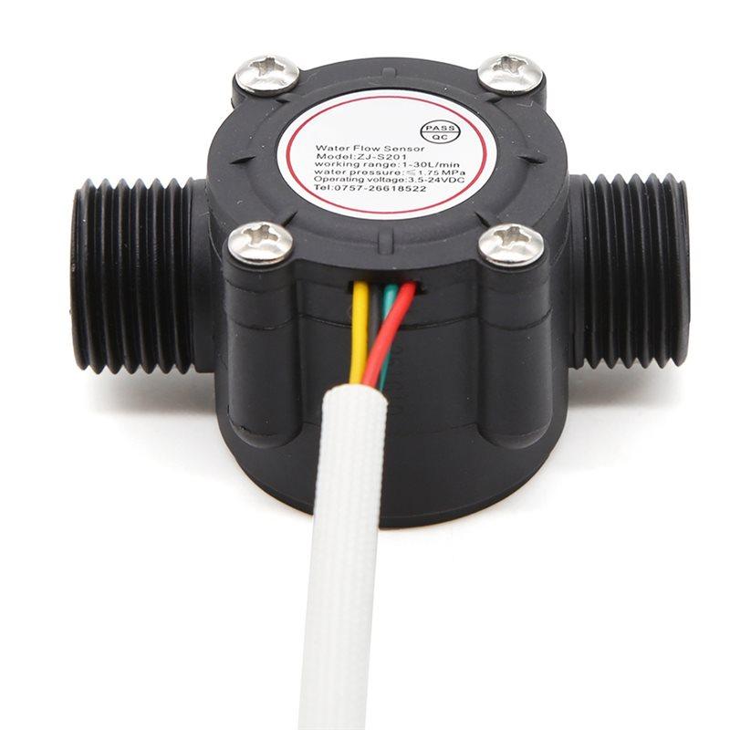 SHGO-Water Flow Sensor Hall Effect Flowmeter Control Sensor 1.75Mpa Flow Meter Flowmeter Counter