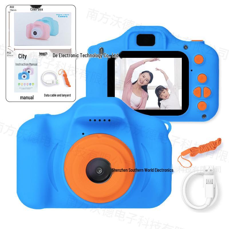 Cross-Border Digital Cartoon Kids Mini SLR Sports Camera Toy