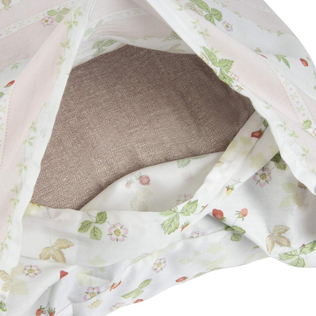 Nishikawa Pillowcase, Wedgwood Wild Strawberry, 63x43cm Pillow, 100% Cotton, Made In Japan, Pink, PJ07305679P