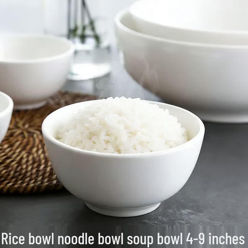 Pure White Ceramic All-Purpose Bowl