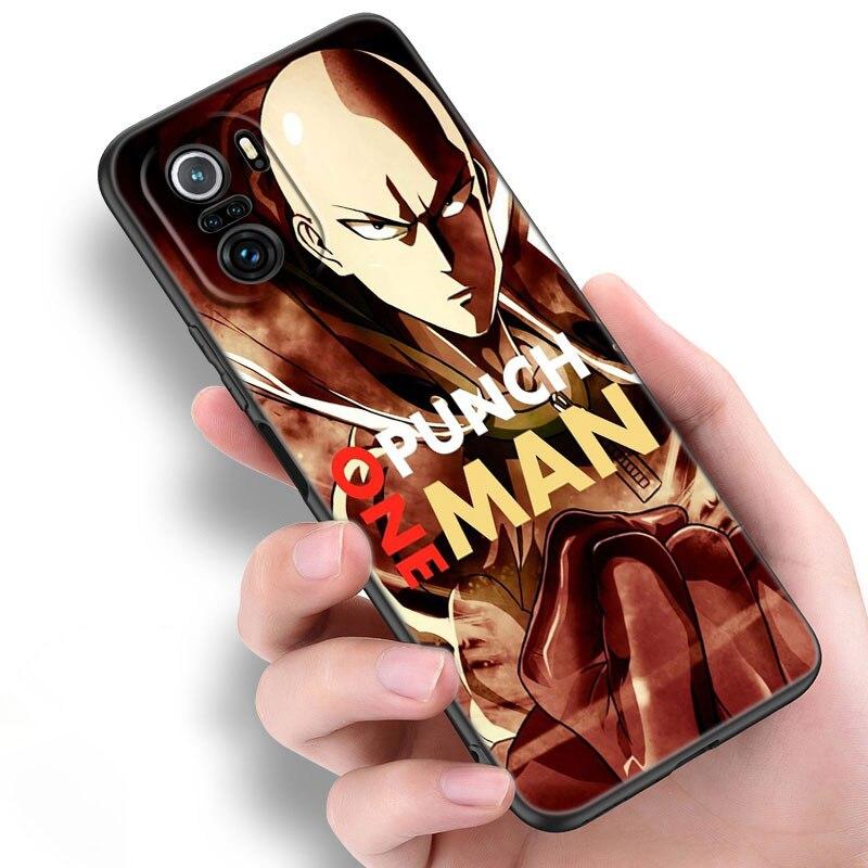 Anime One-Punch Man Phone Case For Xiaomi Mi POCO X3 NFC GT M4 M3 12 11T 10T Pro A3 11 Lite NE 5G 12X 11i F3 Soft Black Cover