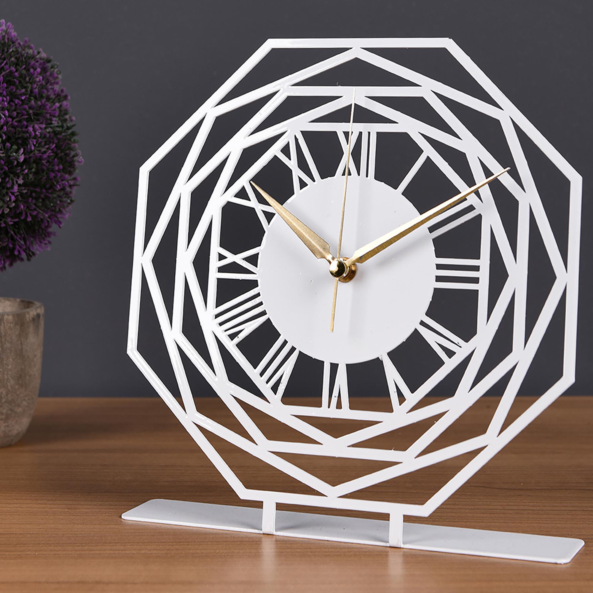 

Настольные часы Repido White Metal 25x23cm