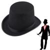 Black Prom Party Formal Top Hat Magician Hat Gentleman Hat Party Costume Hat