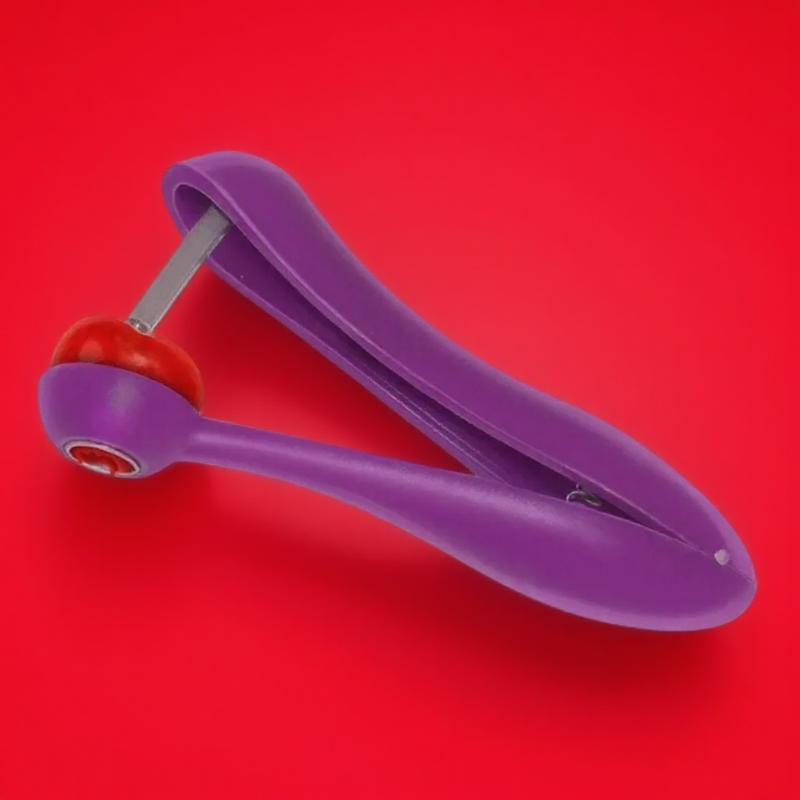 

Creative Cherry Pitter Tool Easy Squeeze Cherry Corer Kitchen Gadget Quick Fruit Pitting Tool Kitchen Accessories фиолетовый