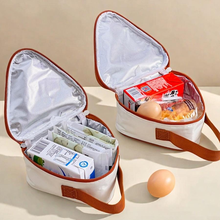 Cute Capybara Mini Oxford Insulated Lunch Bag Kid Student Portable Bento Box Storage Bag Waterproof Food Thermal Bag Cooler Bag