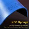 Gomma da Ping Pong DHS Neo Hurricane 3 National Originale Spugna Arancione Spugna Blu Professionale Appiccicosa