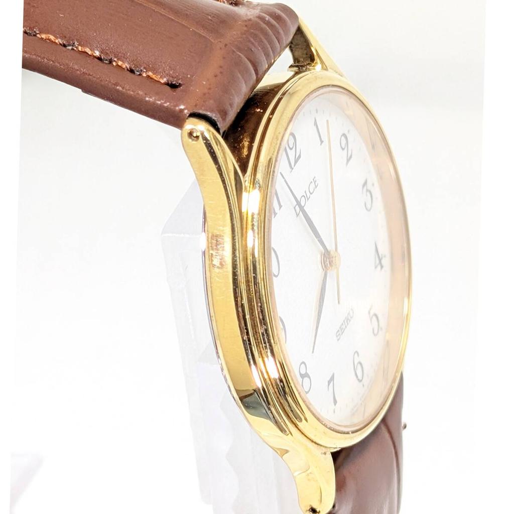 SEIKO DOLCE Battery and Strap Working Men's Watch, Replaced, Condition, D-11