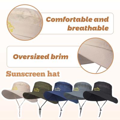 Men's Summer Outdoor Sunshade Hats And Sun Isolation Hats For UV Isolation