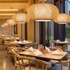 JOYINLED Chinese Style Bamboo Pendant Light 40/60CM Ceiling Light Fixture Woven Rattan Chandelier for Living Room Dining Room