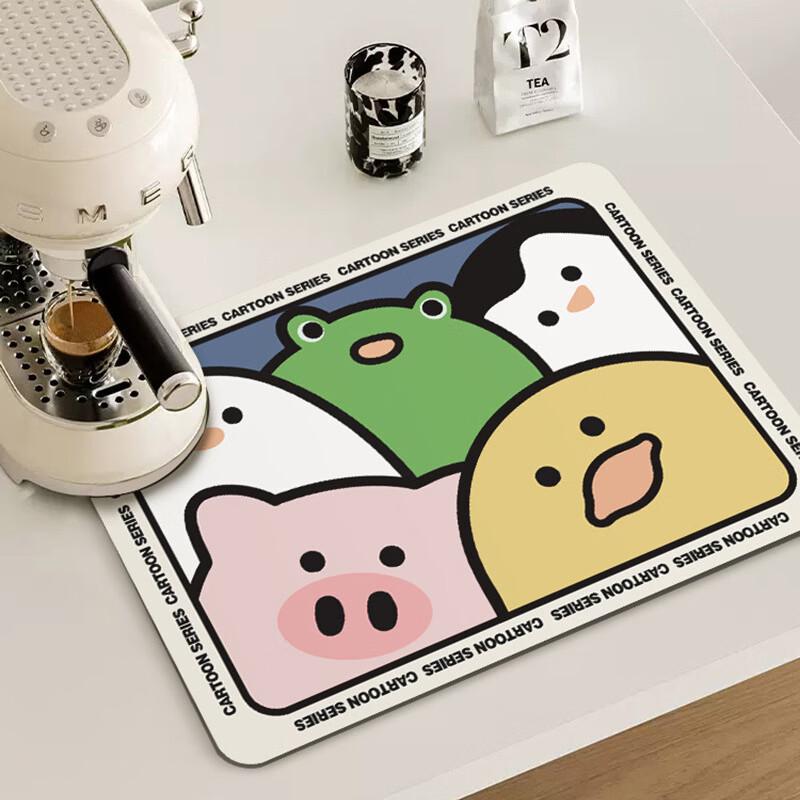 Ruhan Cartoon Diatomaceous Earth Mat