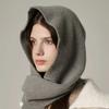 Wool Hooded Muffler Trica (4 Colors)