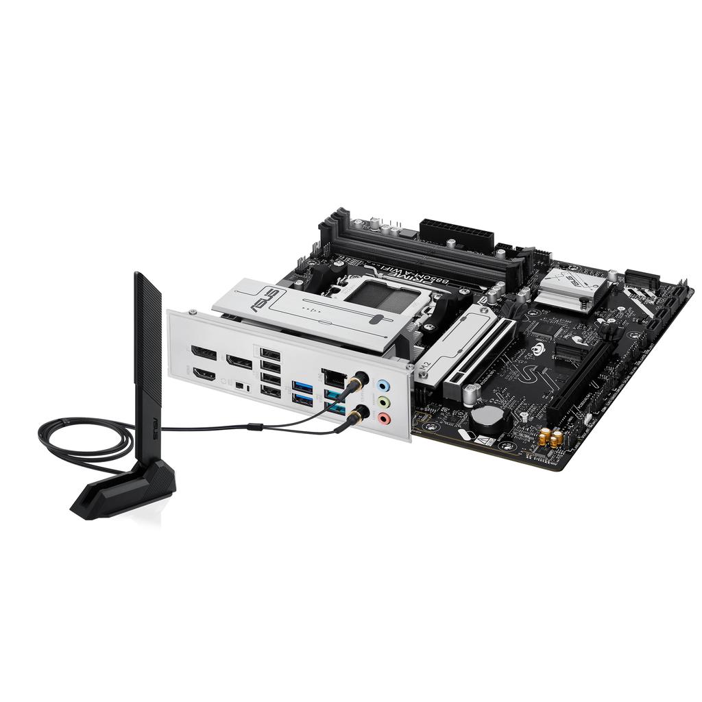 ASUS PRIME Micro ATX Motherboard for AMD Ryzen 9000 Series AM5 B850 and SATA III PCI Express B850M-A WIFI-CSM Processors, Compatible, Chipset, DDR5,