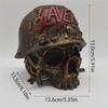 Creative Resin Skull Statue Storage Box home Desktop ornament Handicrafts Figurine Decor Storage Box Helmet Home Decoration Gift