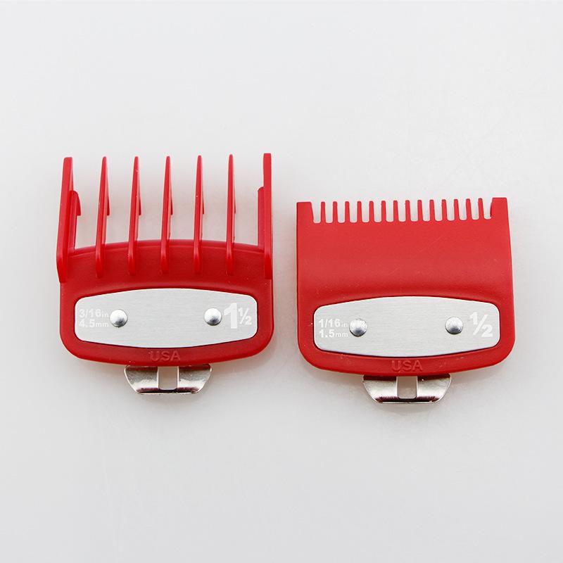 Electric Push Clipper Limit Comb Color Iron Buckle Positioning Calipers Barber Shop Professional Accessories Hair Cutting Tools