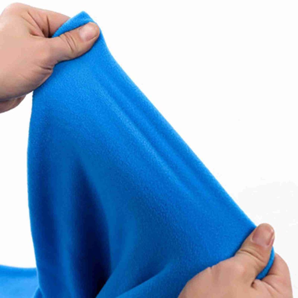 Two-Way Zipper Fleece Sleeping Bag Soft Outdoor Bivvy Sack Cozy Emergency Emergency Blanket  Travel