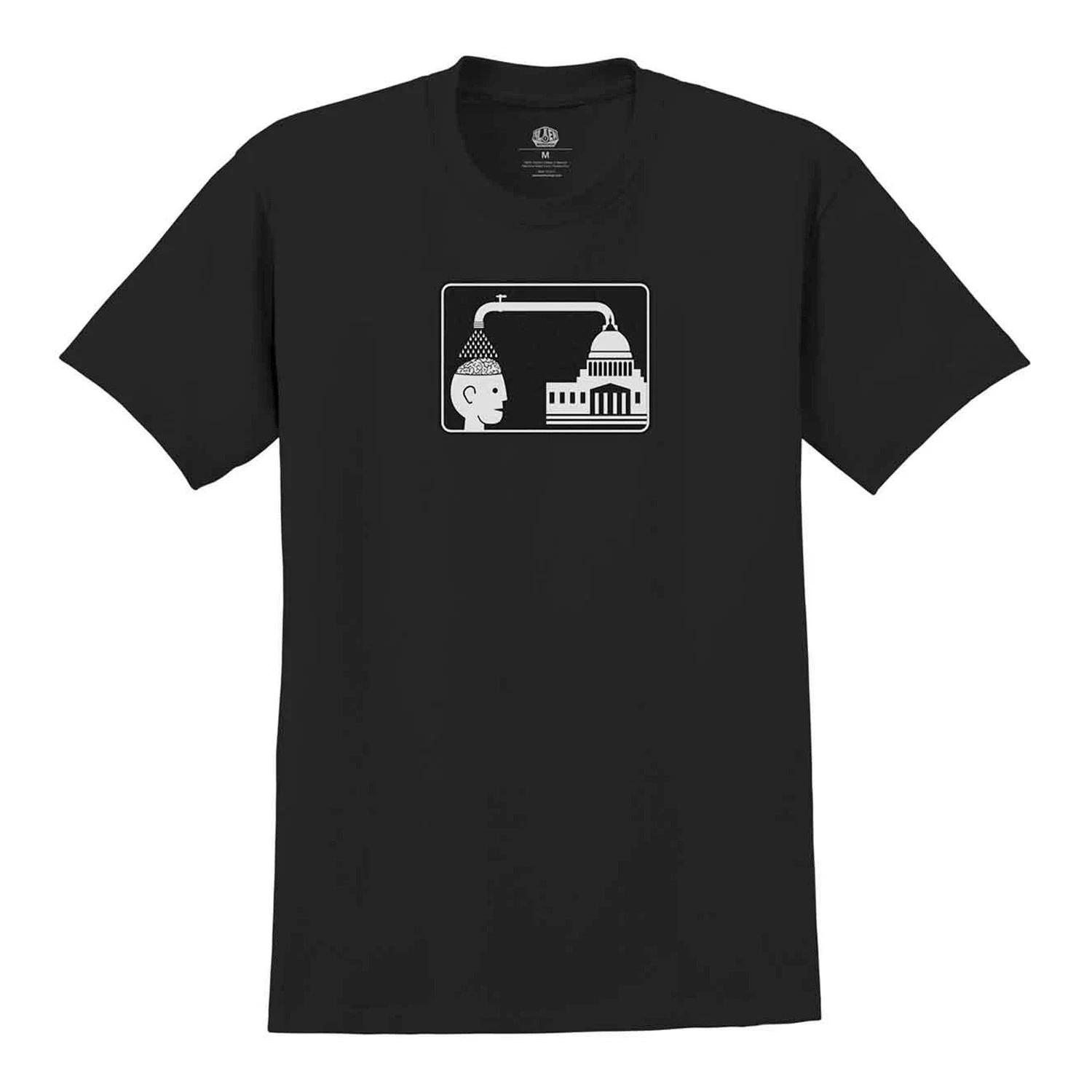 Alien Workshop Skateboards Shirt Brainwash Black L