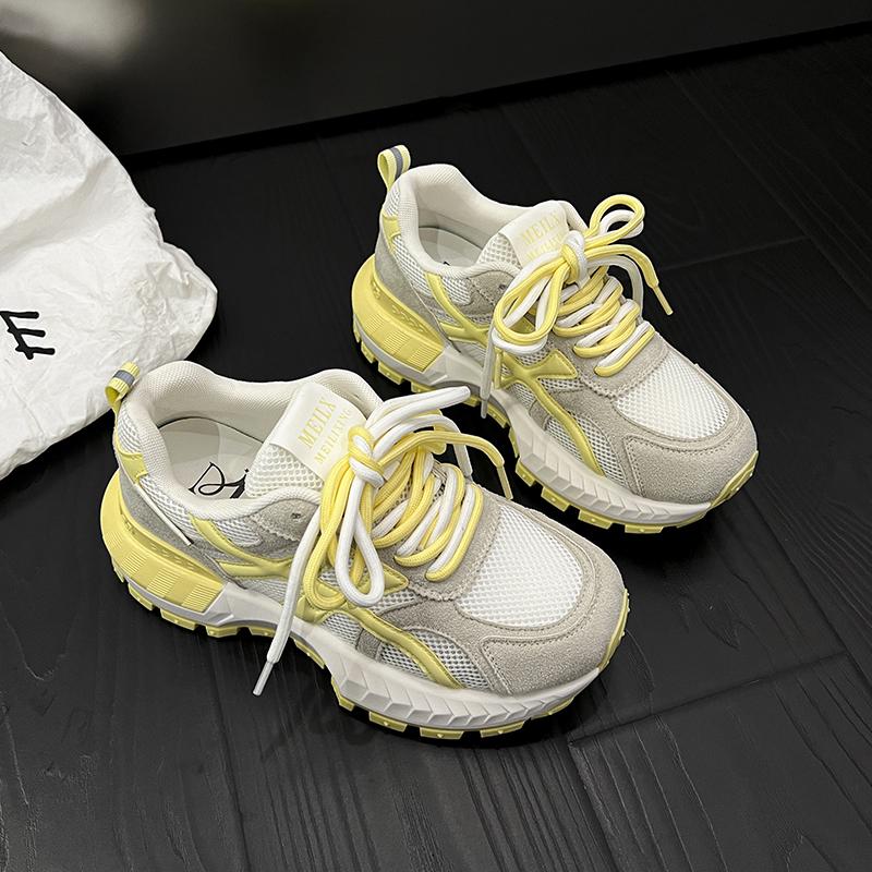 Fashion 5 Cm Sneakers Women Vulcanize Shoes New Female Pink White Platform Thick Sole Running Casual Ladies Shoes Tenis Feminino
