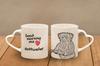 Rottweiler, Rott, Rottie - cup with a dog, adorable cup with a heart-shaped handle, universal gift from the Art-Dog brand