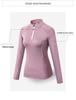 Women's Long-Sleeve Quick-Dry Sports Tights & Stand Collar Sweater for Autumn/Winter Fitness & Yoga