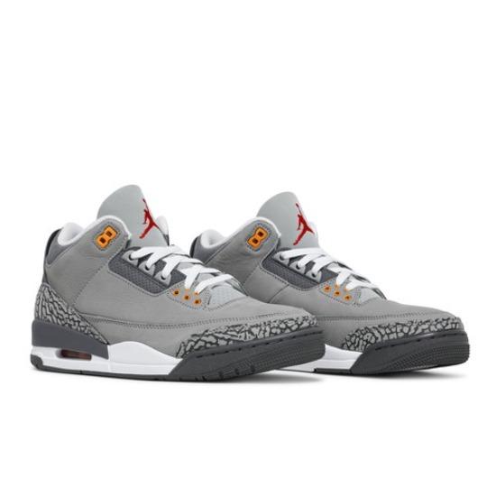 Air Jordan 3 Mid Cool Grey 2021 Men's Retro Sneakers CT8532-012