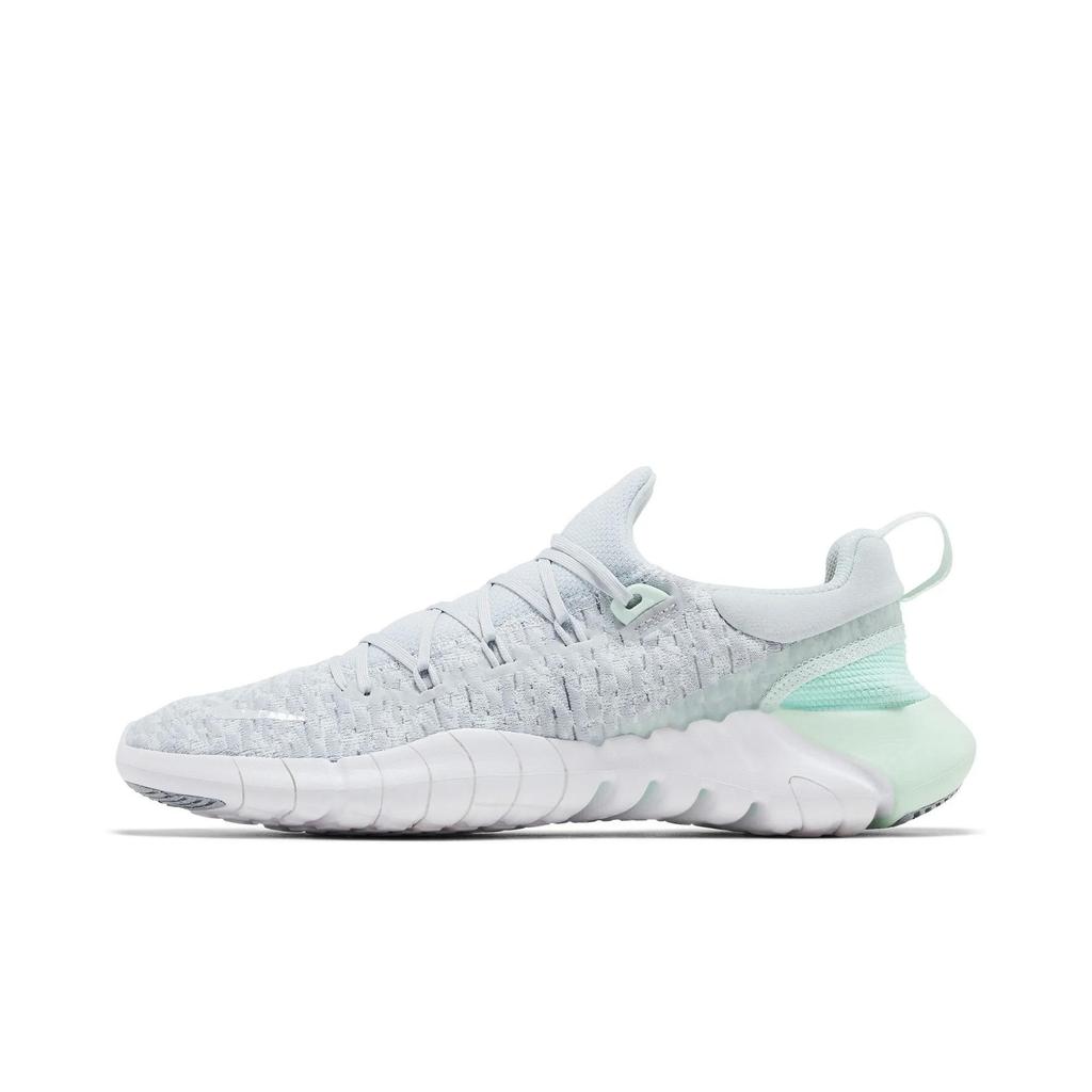 Nike Womens Free RN 5.0 'Pure Platinum Mint Foam' (women's sizes) Pure Platinum / Barely Green / Mint Foam / White Running Shoes CZ1891 007