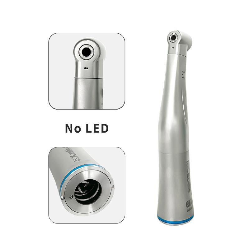 NICEDEN dentální vybavení násadec z optických vláken protiúhelník 1:1 s LED connect zubní vrtačkou s jedním sprejem mikromotorem