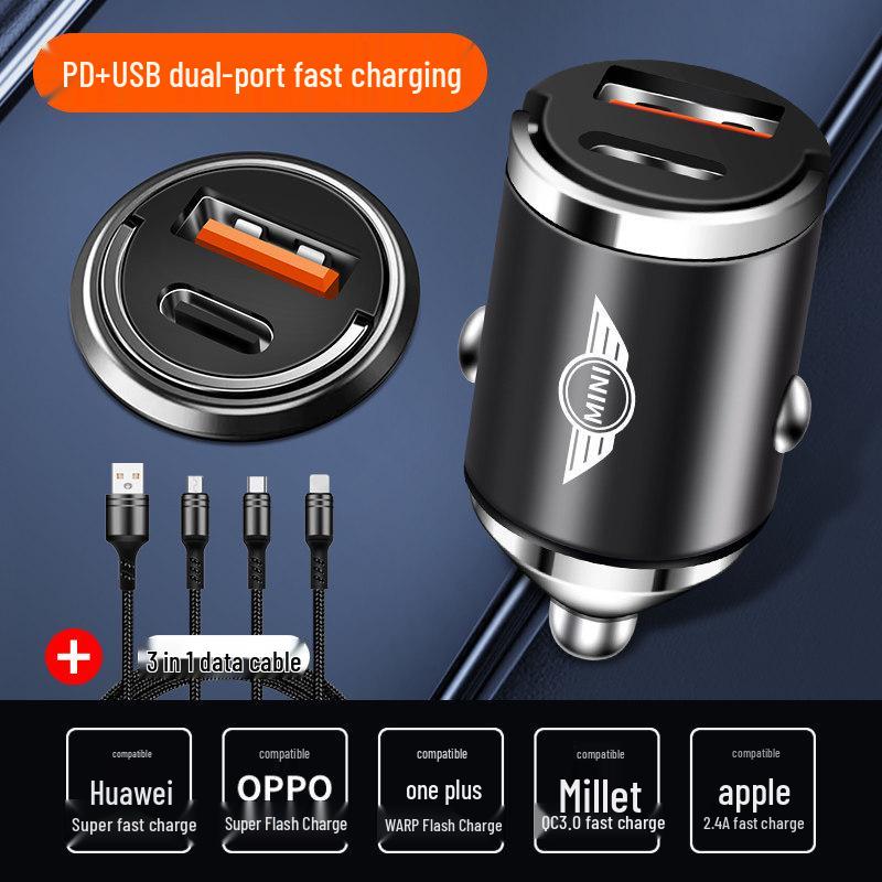 Compatible BMW Mini Cooper Hidden Car Charger Type F56/F55/PD Super Fast Charger