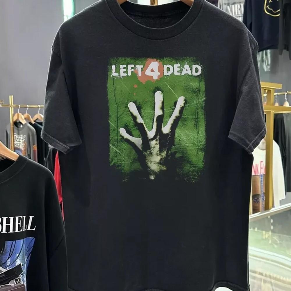 Left 4 Dead T Shirt Graphic 2008 Black Size S5XL Unisex T-Shirt XL