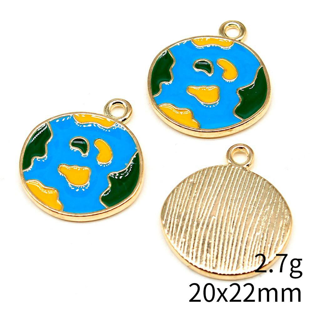 Mother's Day Charms For Nails Pentagram Moon Enamel Charms Pendant Art Supplies Pendant Accessories