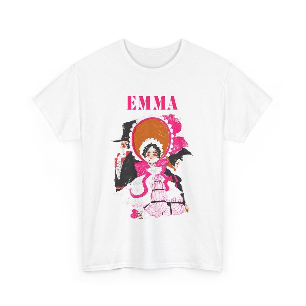 

vintage book cover for emma by jane austin reproduction tshirt L