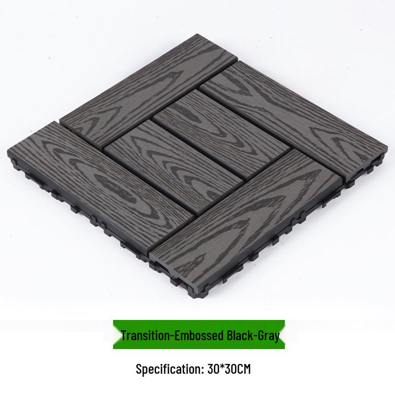 Waterproof WPC Balcony & Garden Flooring - Easy Snap-On, Anti-Corrosion, Ideal for Outdoors & Indoors.