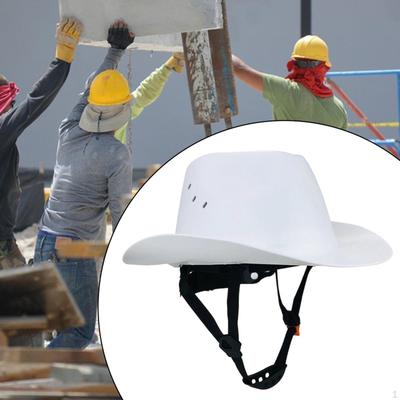 Casco de Cowboy Premium Resistente Protección Portátil Práctico con Agujero de Ventilación