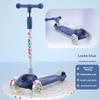 Children'S Scooter 3 In 1 Baby Scooter Can Slide Stand And Flash 3 Wheels Foldable Micro Scooter Boys And Girls 2-6 Years Old