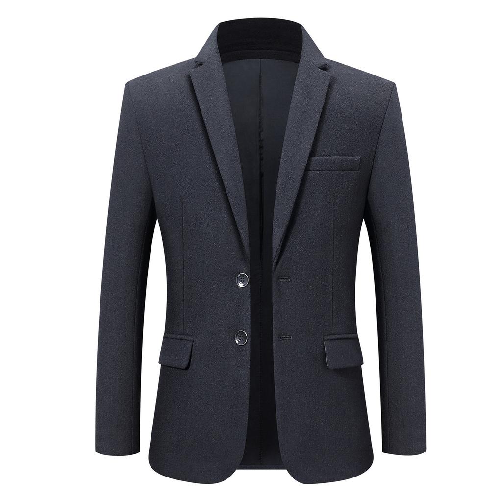 Autumn and Winter Men's Middle-aged Suit Men's Casual Thickened Suit Men's Jacket