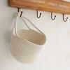 Storage Basket Household Cotton Woven Finish Basket Nordic Small Hanging Basket Cotton Rope Storage