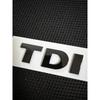 AGLNX1 1X Car Styling ABS Glossy Black Sticker TDI TSI Font Car Tail Decal For VW Touareg Car Accessories