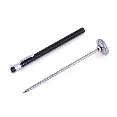 Termometro per barbecue in acciaio inossidabile, per cottura di carne, caffè e latte, con sonda.