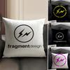 Lightning FFragment DesignS Cushion Cover Natural Linen Organic Fabric DoubleSided Printing Sofa Home Decor Gift Pillow Case