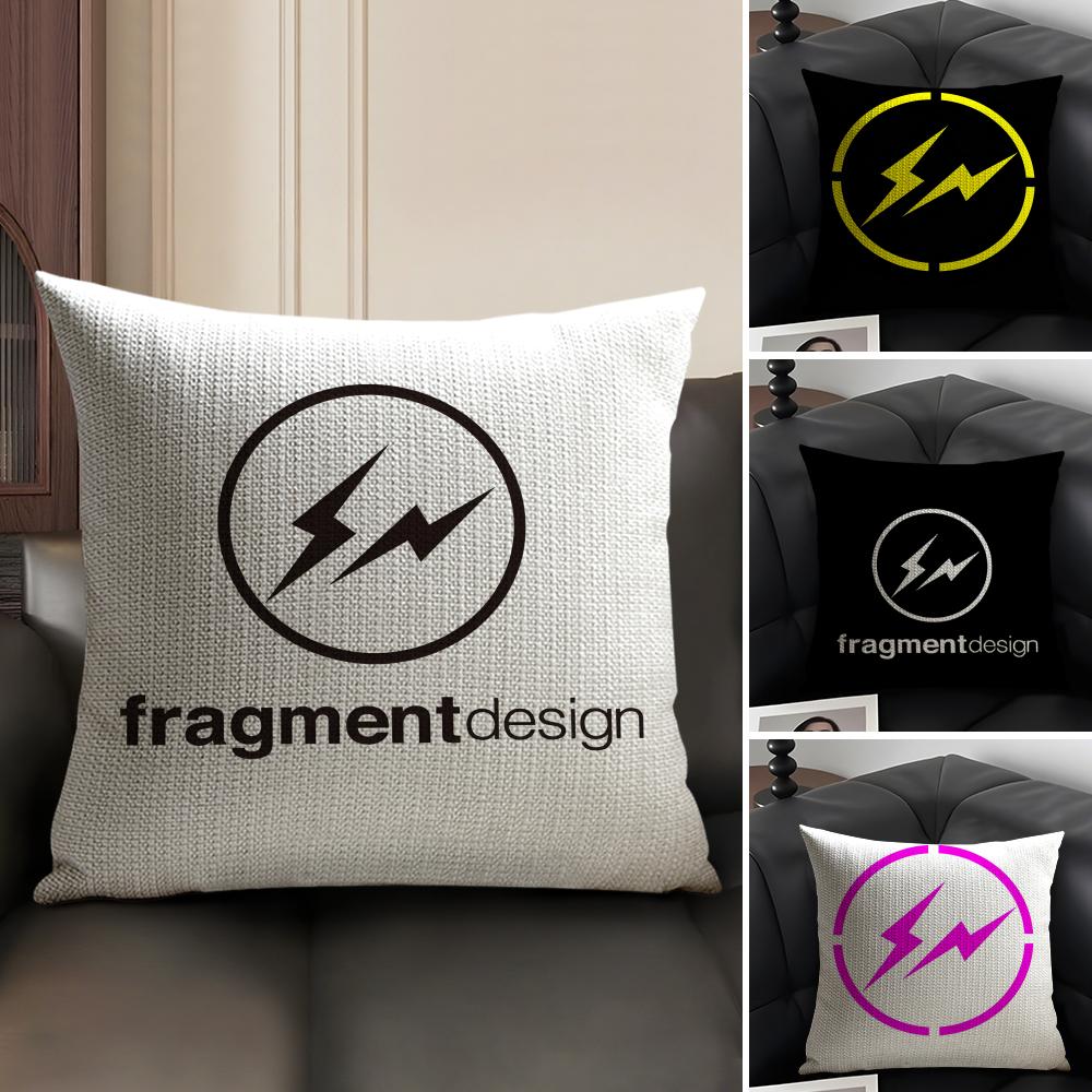 Lightning FFragment DesignS Cushion Cover Natural Linen Organic Fabric DoubleSided Printing Sofa Home Decor Gift Pillow Case