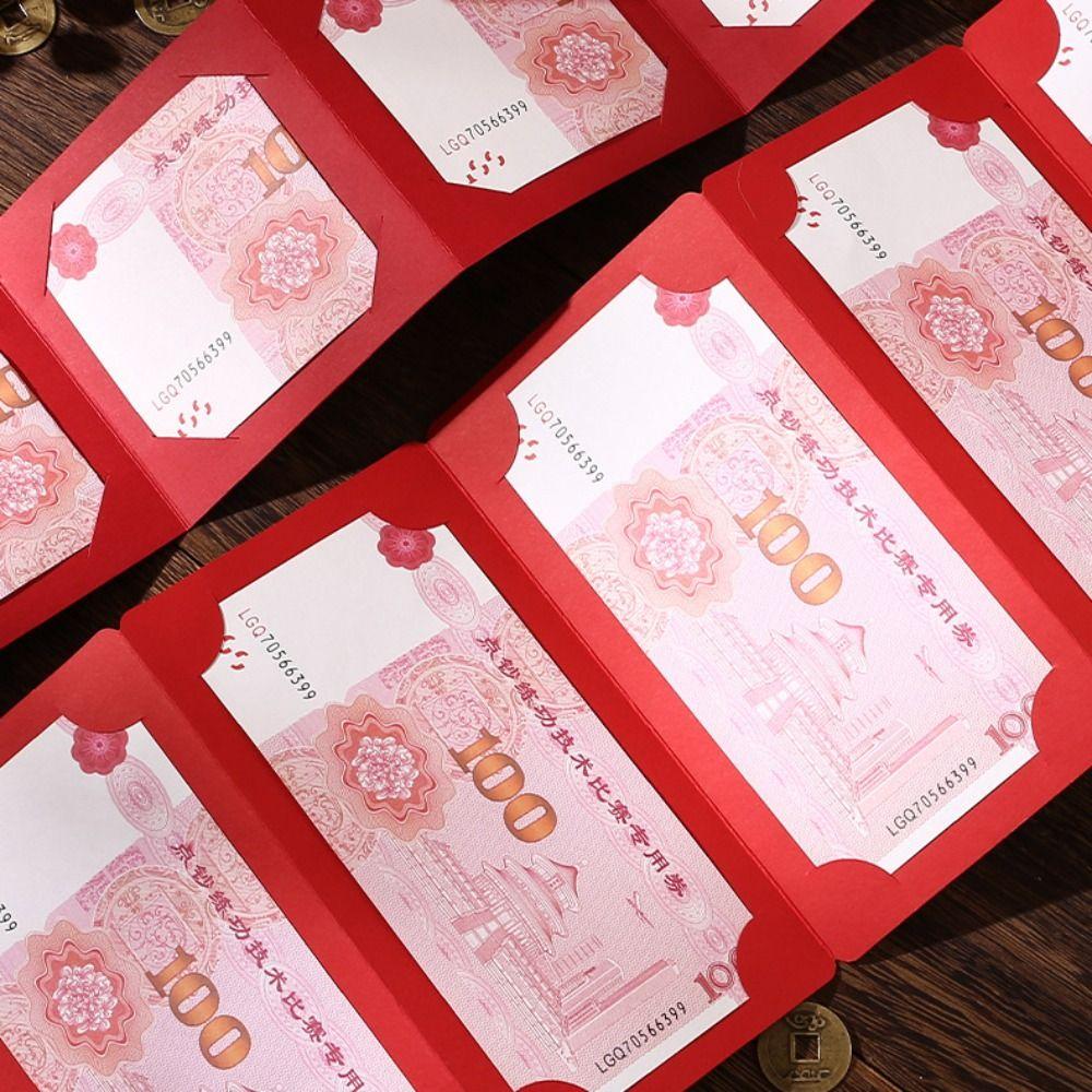 Cute Zodiac Dragon Red Envelope National Style Cartoon Red Bag Folding Red Packet  Festival Gift