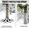 Tree Trunk Insulation Palm Protector, Aluminum Foil Wrap, Guard with Winter Bark Shield Drawstrings, Cover for Outdoor Garden Cold Weather Plant