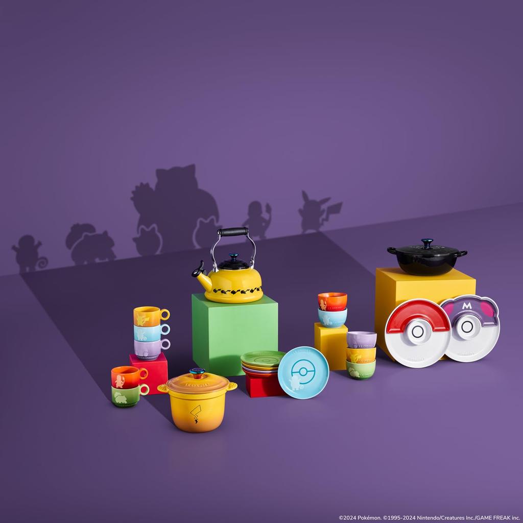 Le Creuset Pokémon Tableware Set with Poké Ball [Official Japanese Product]